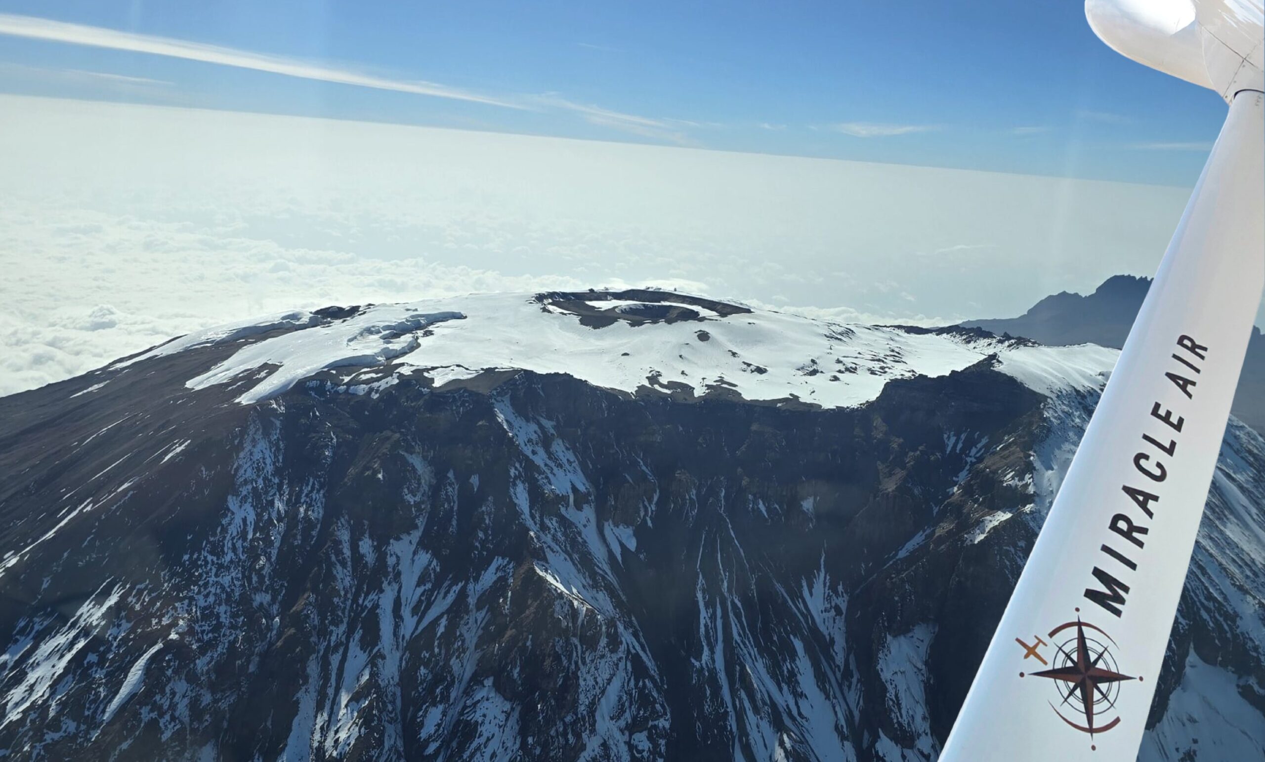 Mount Kilimanjaro rising above the plains