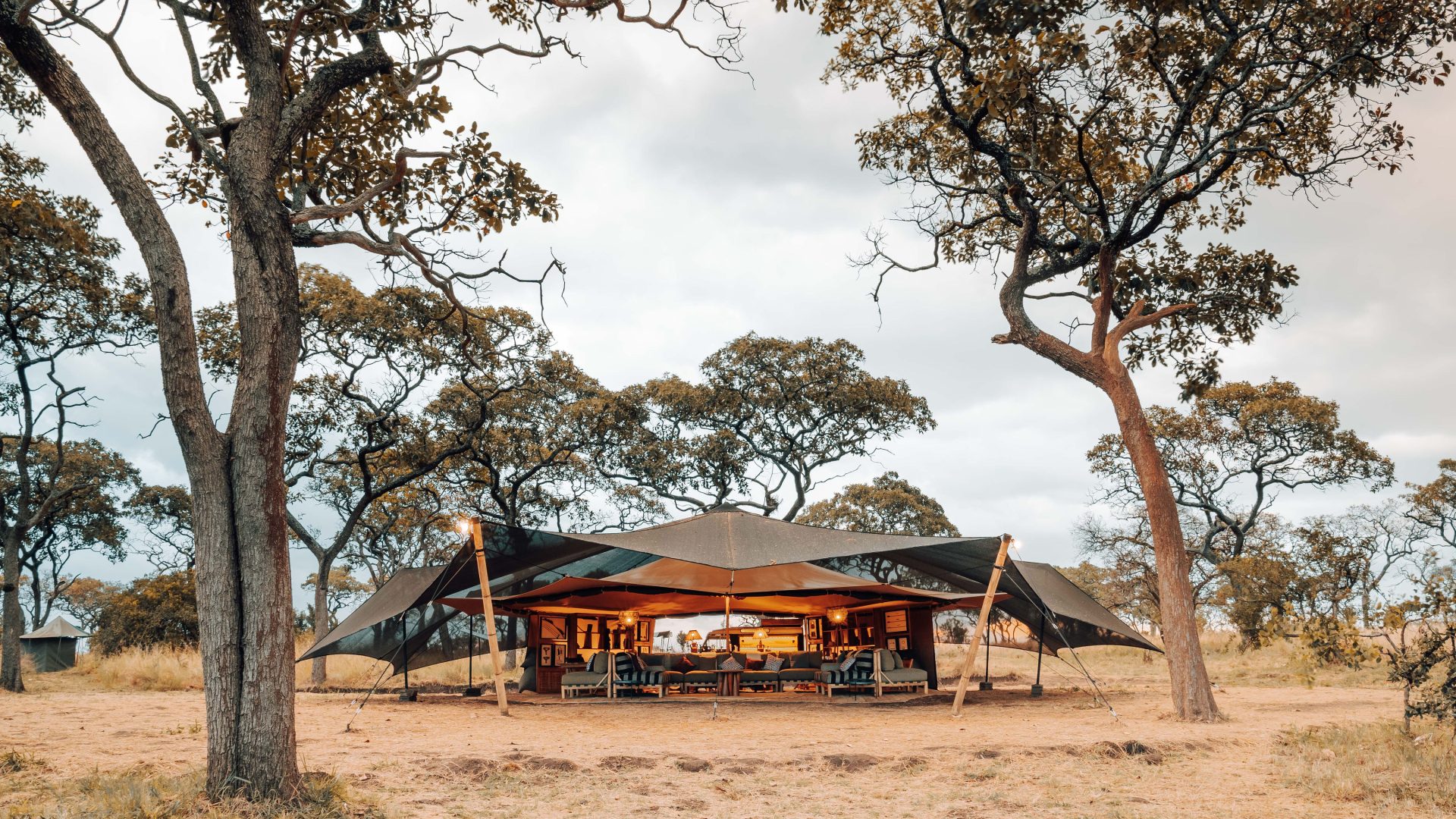 Camping in the Serengeti