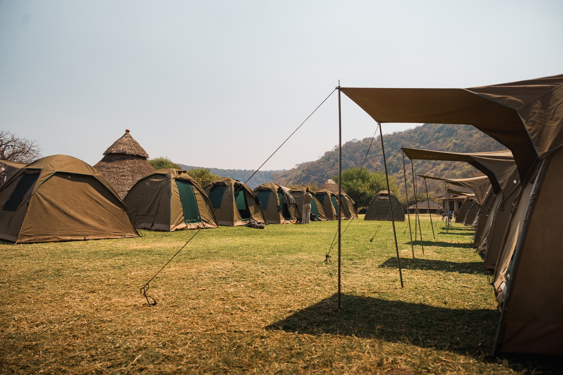 Budget camping under the stars, Serengeti