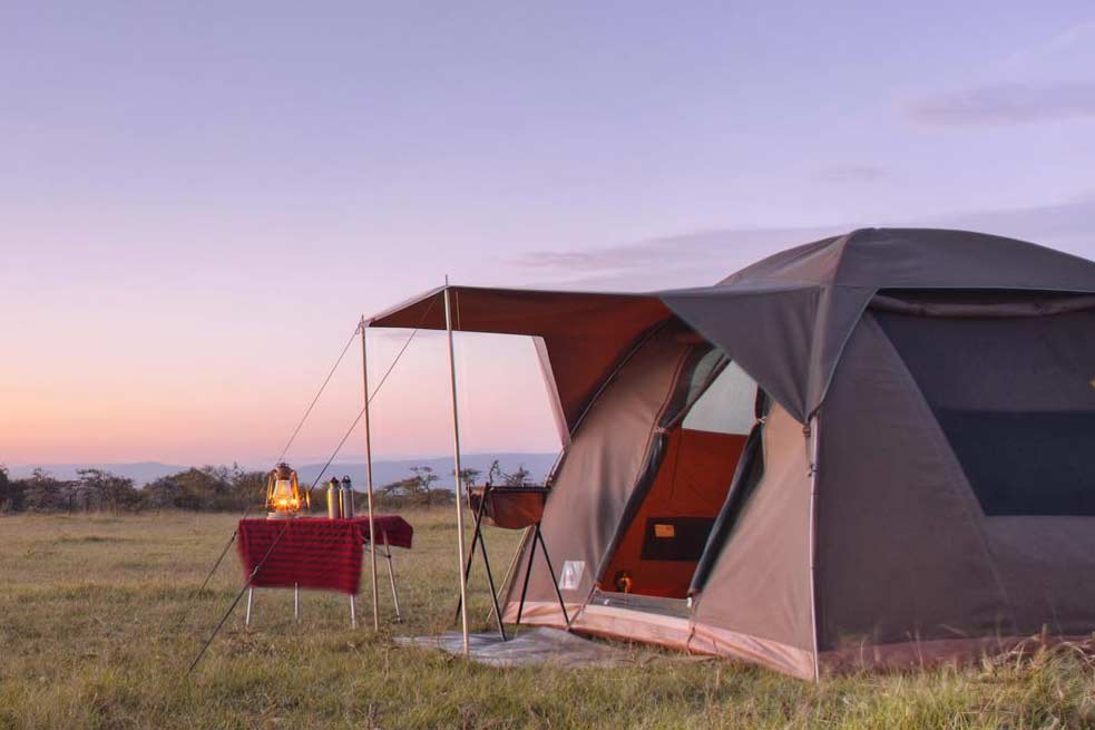 Budget camping Inside Ngorongoro Crater